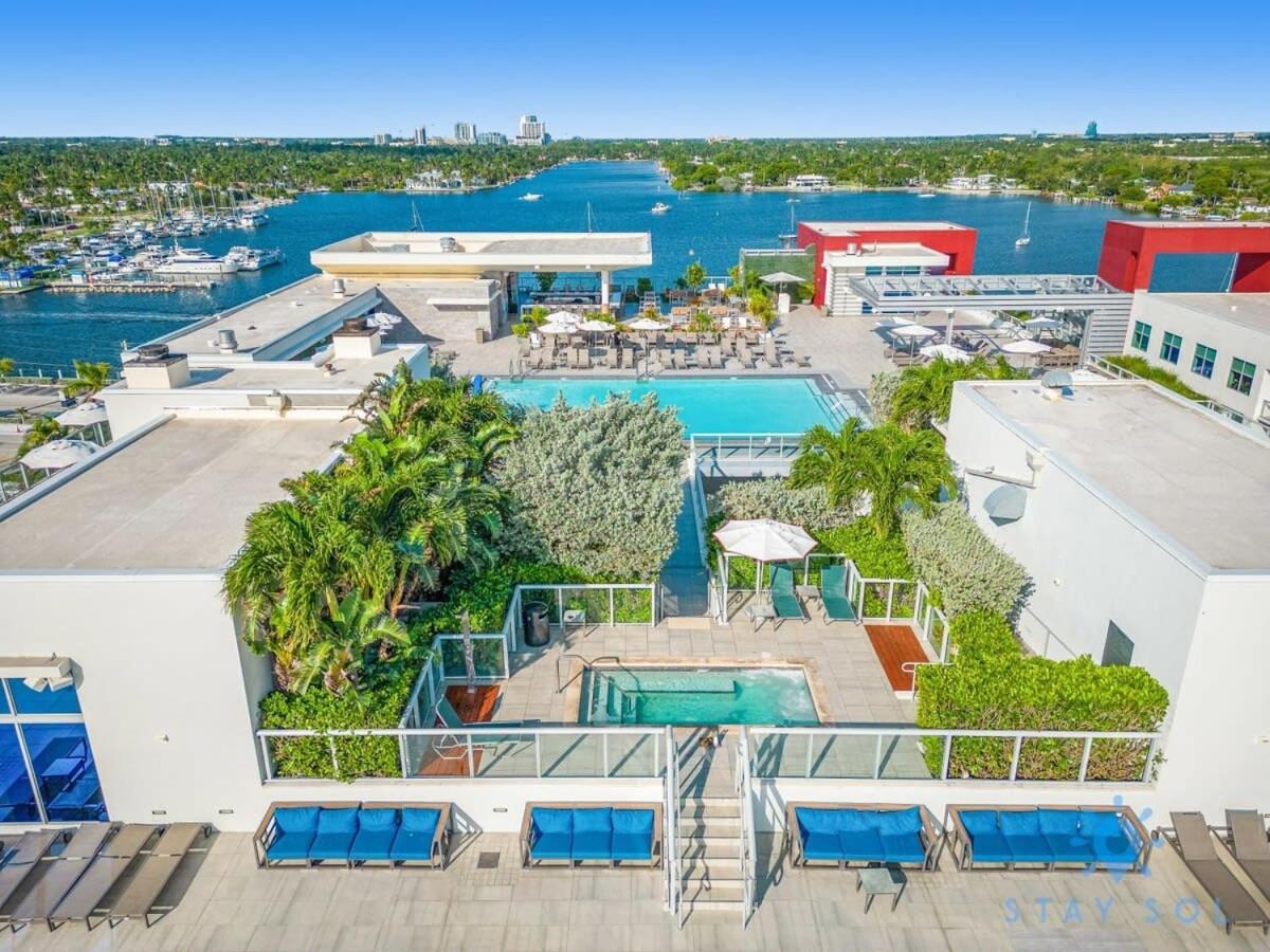 Tropical Oasis - Rooftop Pool- Near Beach - Gym Hollywood Exterior photo